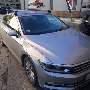 Bagażnik AMC Mont Blanc Wingbar ALU do VW Passat 4d 2015->