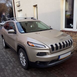 Bagażnik Amos ALFA Dynamic na reling do JEEP Cherokee KL 2013->