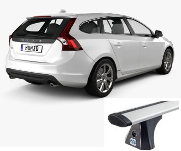 Bagażnik CRUZ Airo do VOLVO V60 I bez relingów 2010->2018