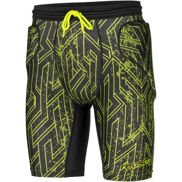 REUSCH Spodenki bramkarskie Kompresyjne CS Short Padded black lime S