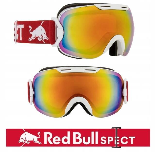 GOGLE Red Bull Spect SLOPE 002 white mirror red S2