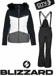 Kombinezon narciarski damski kurtka Blizzard Viva GRACE + spodnie Blizzard Nassfeld pants black