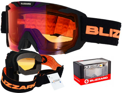 Gogle BLIZZARD 925 black SZYBA RED REVO ZEISS SONAR S2