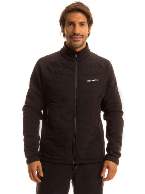 Fischer Męska Kurtka pikowana / bluza softshell DYNAMIC Hybrid Jacket black 2025