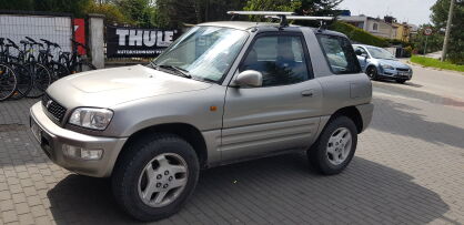 Bagażnik Alu Aero do Toyota RAV4 bez relingów 2000->