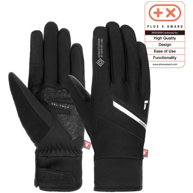 Rękawice rowerowe / biegowe Reusch Versa Windstopper Primalof 7702 black