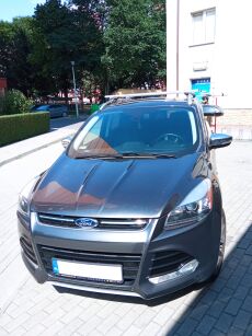 Bagażnik do Ford Escape III ( Ford Kuga ) 2012-2019 ALU na relingi EcoBase 135cm