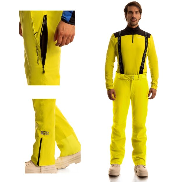 Spodnie narciarskie FISCHER RC4 Pants mem. 20.000 yellow