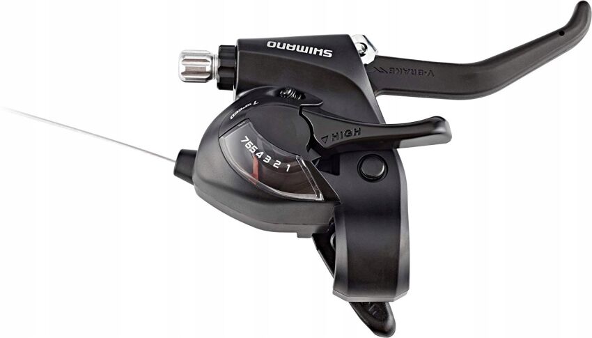 SHIMANO TOURNEY ST-EF41 KLAMKOMANETKA 7RZ. V-BRAKE Z LINKĄ