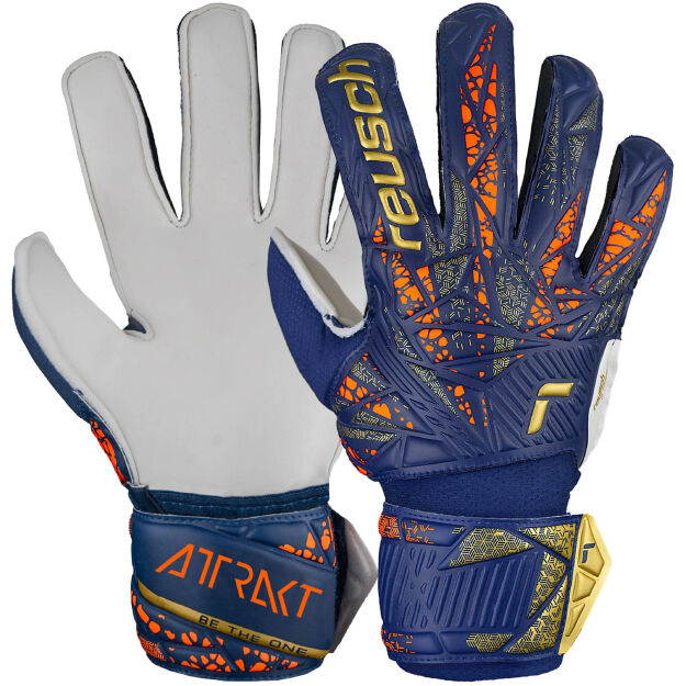 Reusch Rękawice bramkarskie Attrakt Solid Junior premium blue