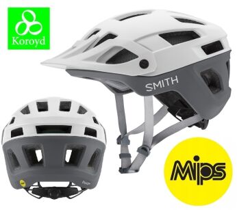 Kask MTB SMITH Engage 2 MIPS Koroyd white cement mat 2024