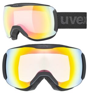 Gogle Uvex Downhill 2100 V black  Szyba Vario Variomatic Rainbow S1-S3