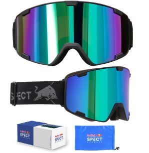 Gogle RED BULL SPECT PARK 18GR3 black SZYBA blue green REVO M