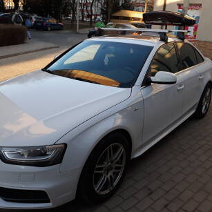 Bagażnik AMC Mont Blanc ALU WINGBAR do Audi A4 B8 2007->2015